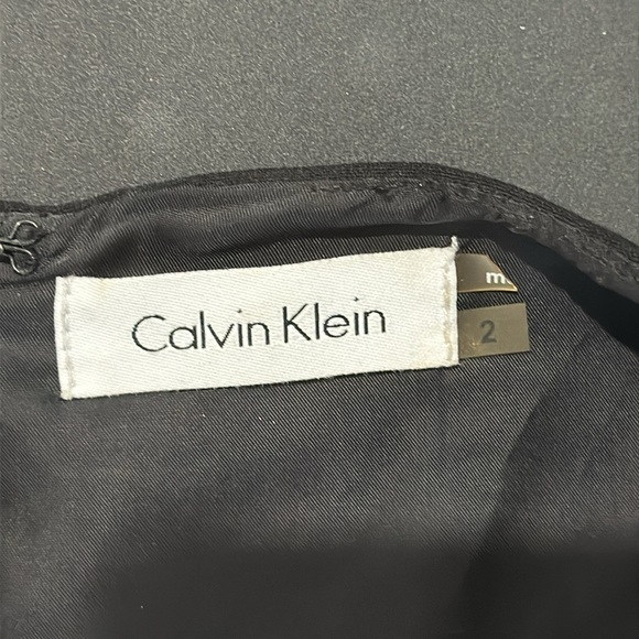 Calvin Klein Little Black Dress Size 2 - Picture 4 of 4